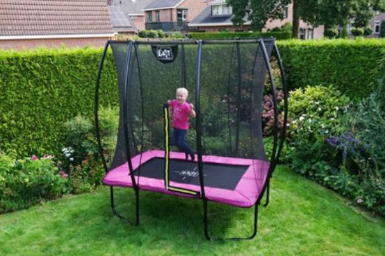 Exit Silhouette Trampolin mit Sicherheitsnetz