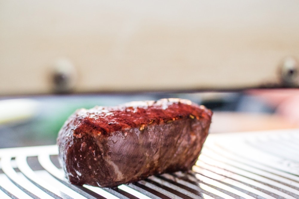 Steak gut durchgezogenes Steak