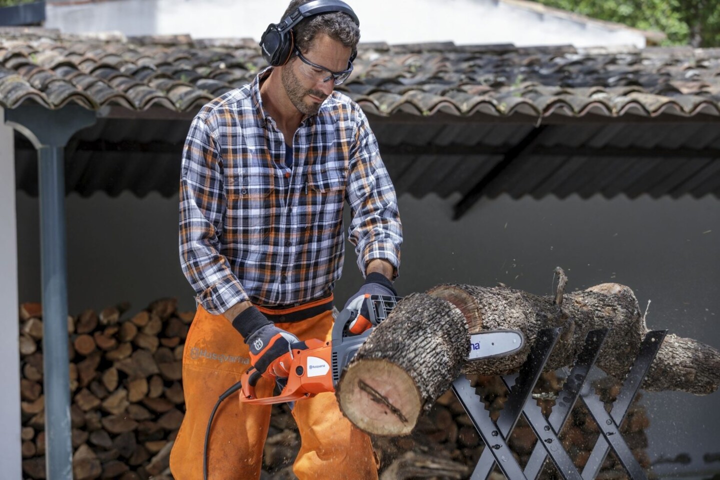 Husqvarna Elektro-Kettensäge 420EL!