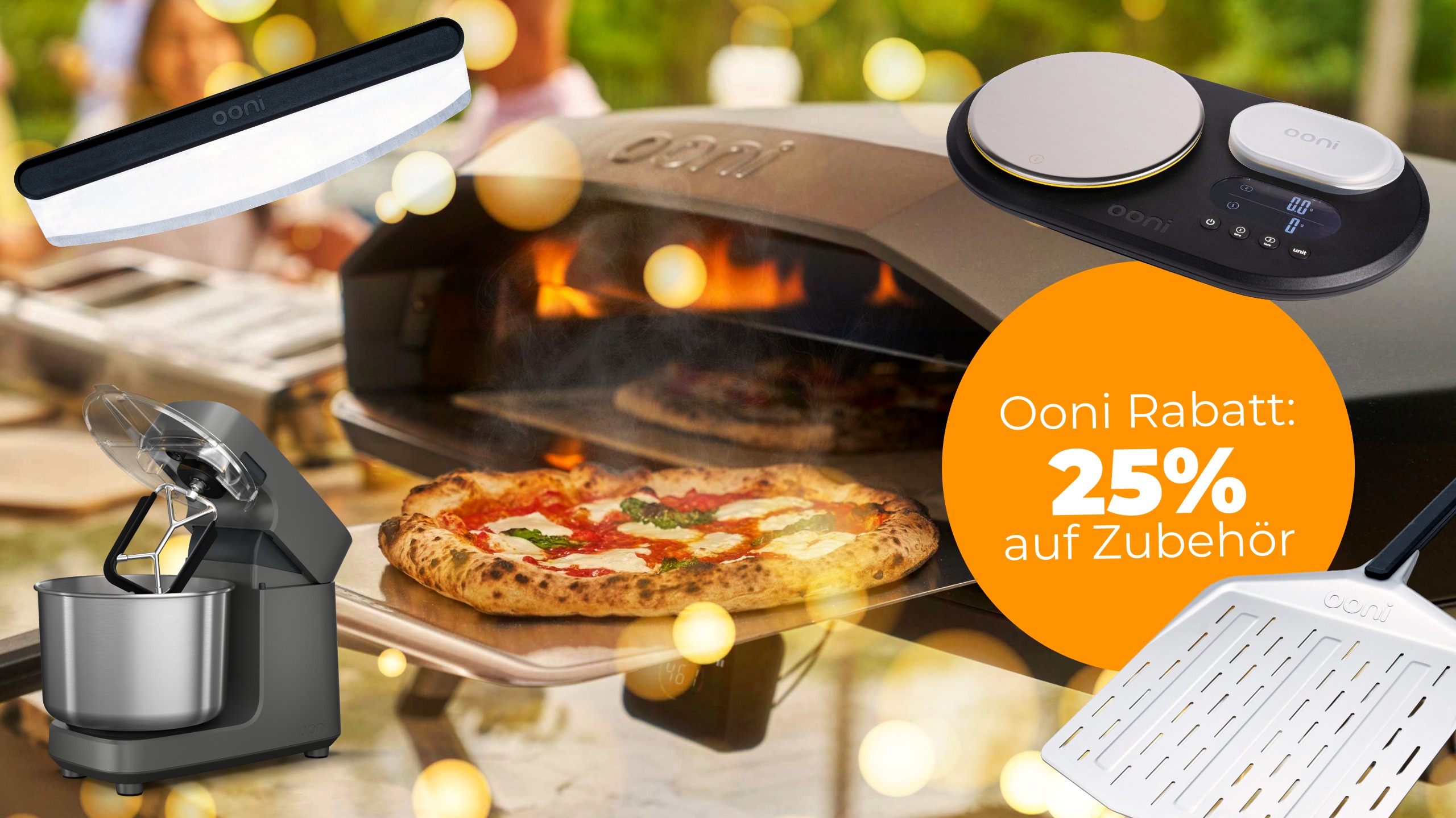 Beim Kauf einen Gozney Pizzaofen: 25% Rabatt aufs Zubehör