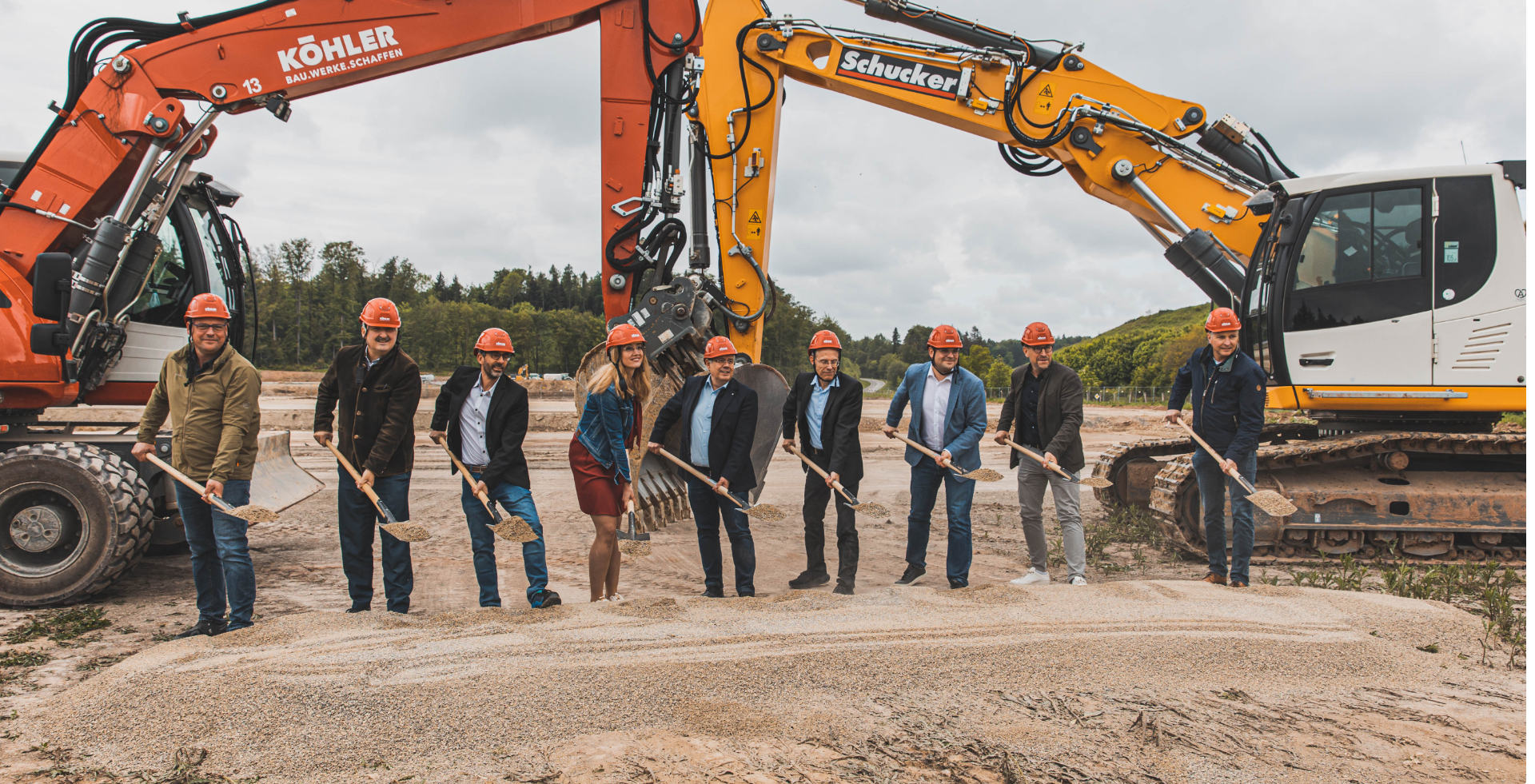 Spatenstich im Lindenrain