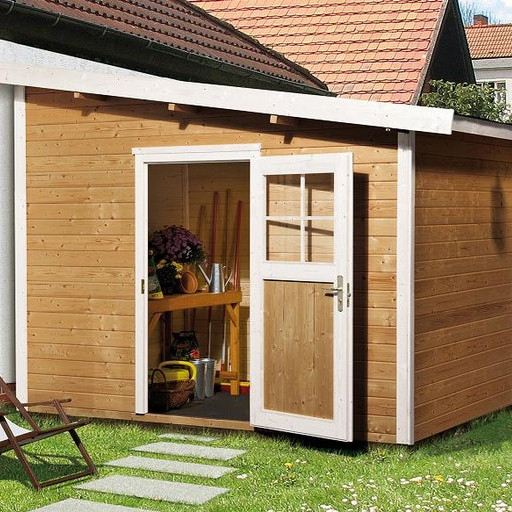 Weka 28 mm Gartenhaus 260 Anbauhaus
