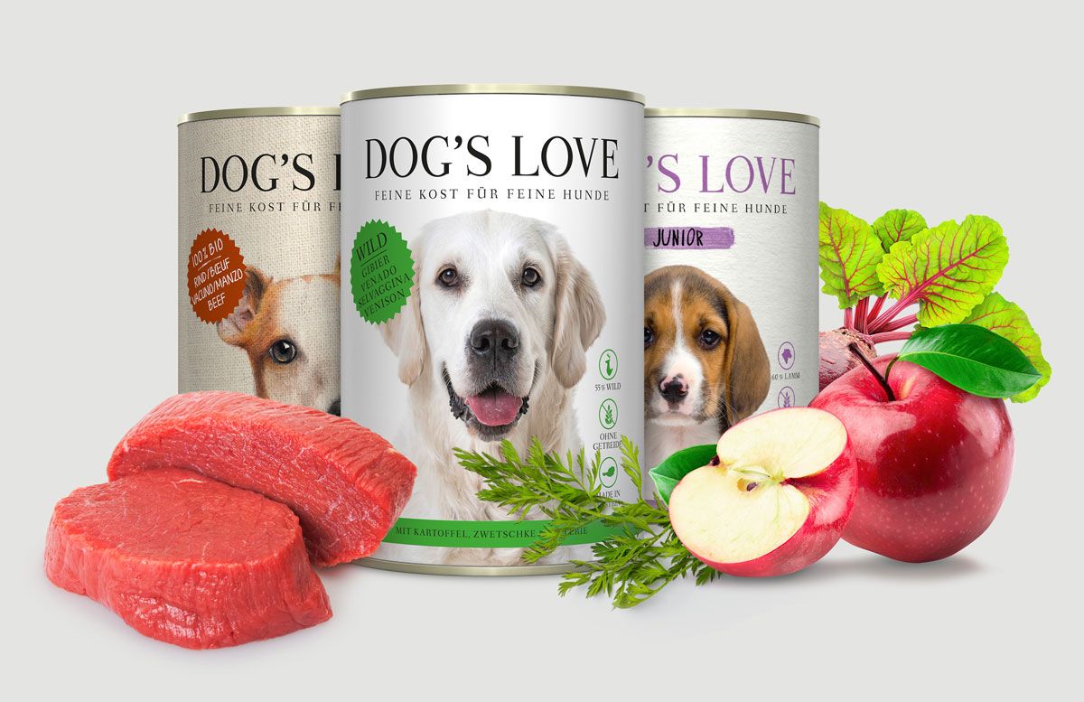 Hundefutterdosen von Dog's Love
