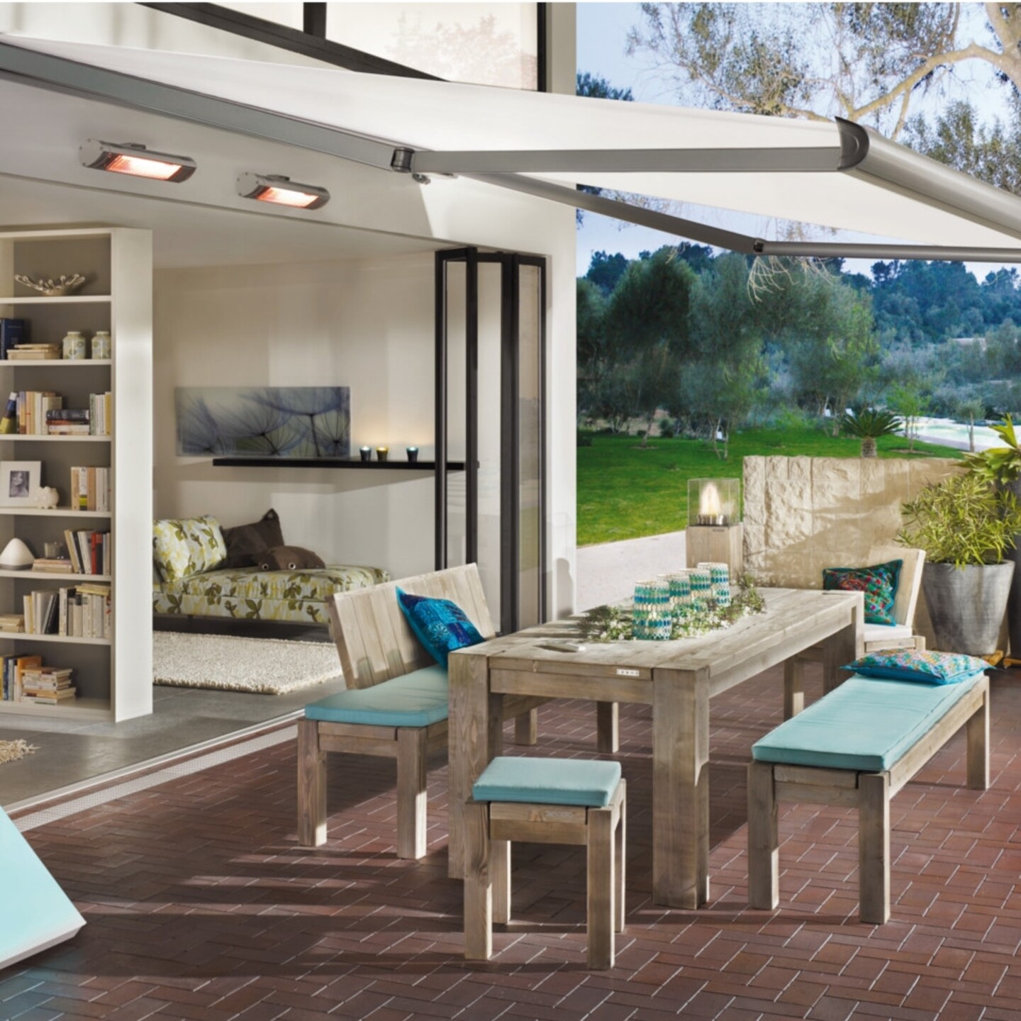 anteNEO Lehnbank Holz