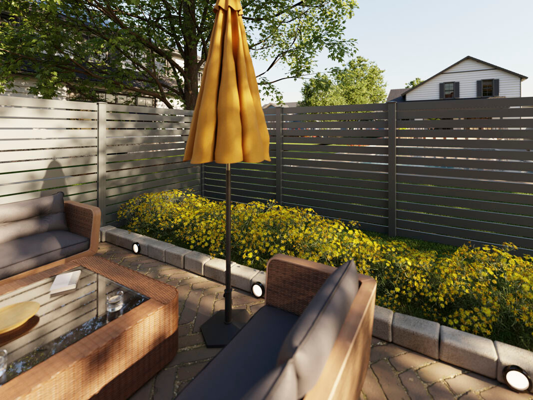 Sichtschutzzaun für mehr Privatsphäre
