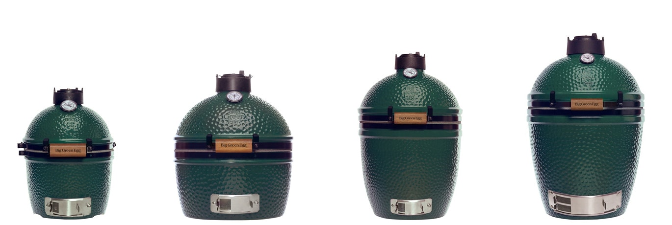 Big Green Egg Größenvergleich mini-medium Größenvergleich Big Green Egg Mini, Minimax, Small, Medium