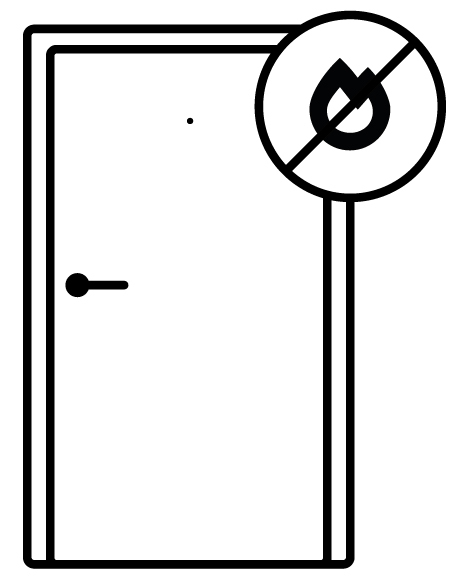 Nicht alle aber manche Außentüren müssen zertifizierte Brandschutztüren sein