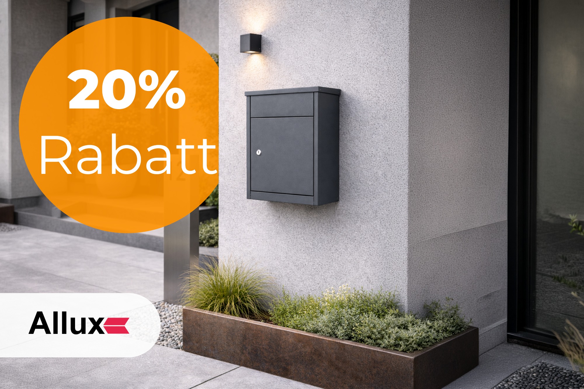 20% auf Briefkästen