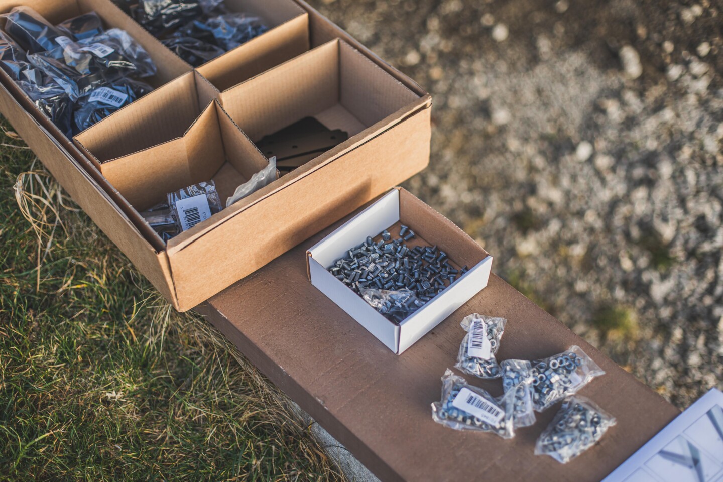 Überprüfen Sie die Lieferung: sind alle Teile des Produktes da?