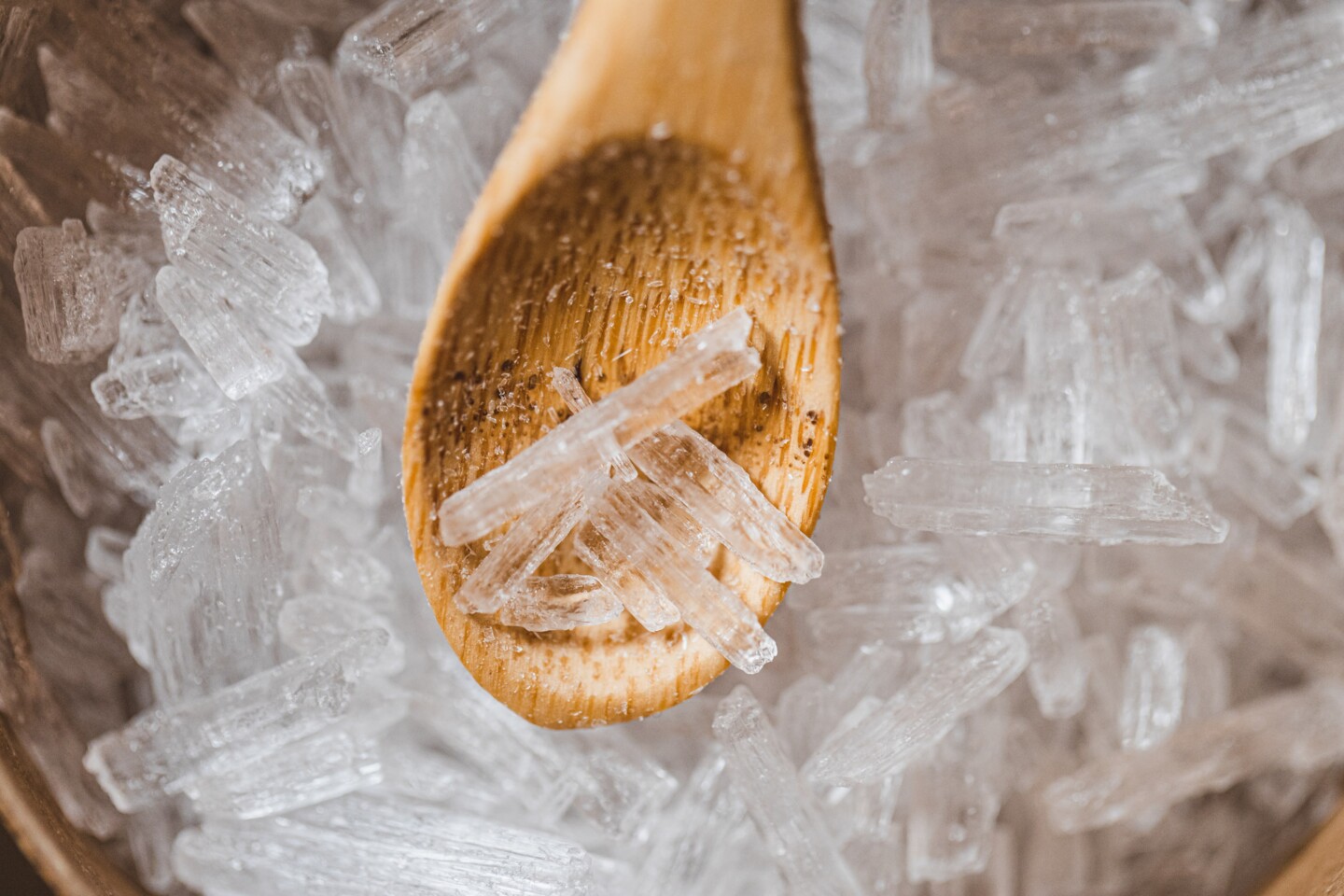 Mentholkristalle von Liebenstein