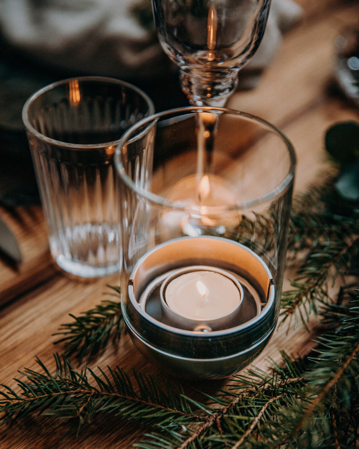 höfats GRAVITY CANDLE Windlicht silber