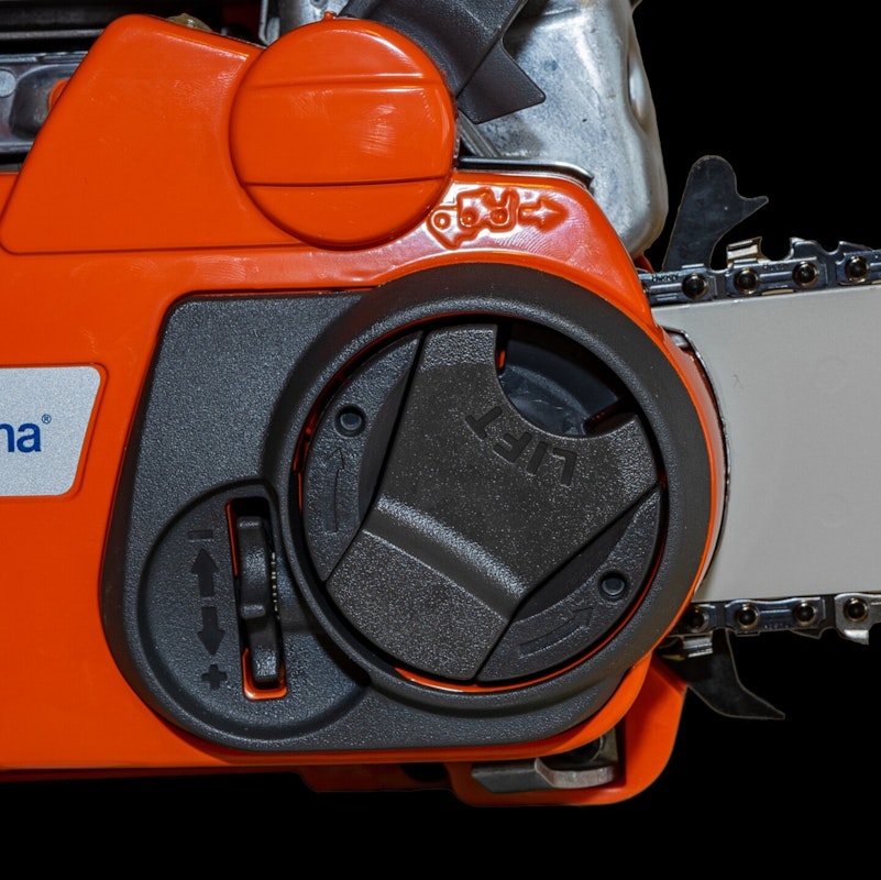Husqvarna 135e Kettenspanner offen