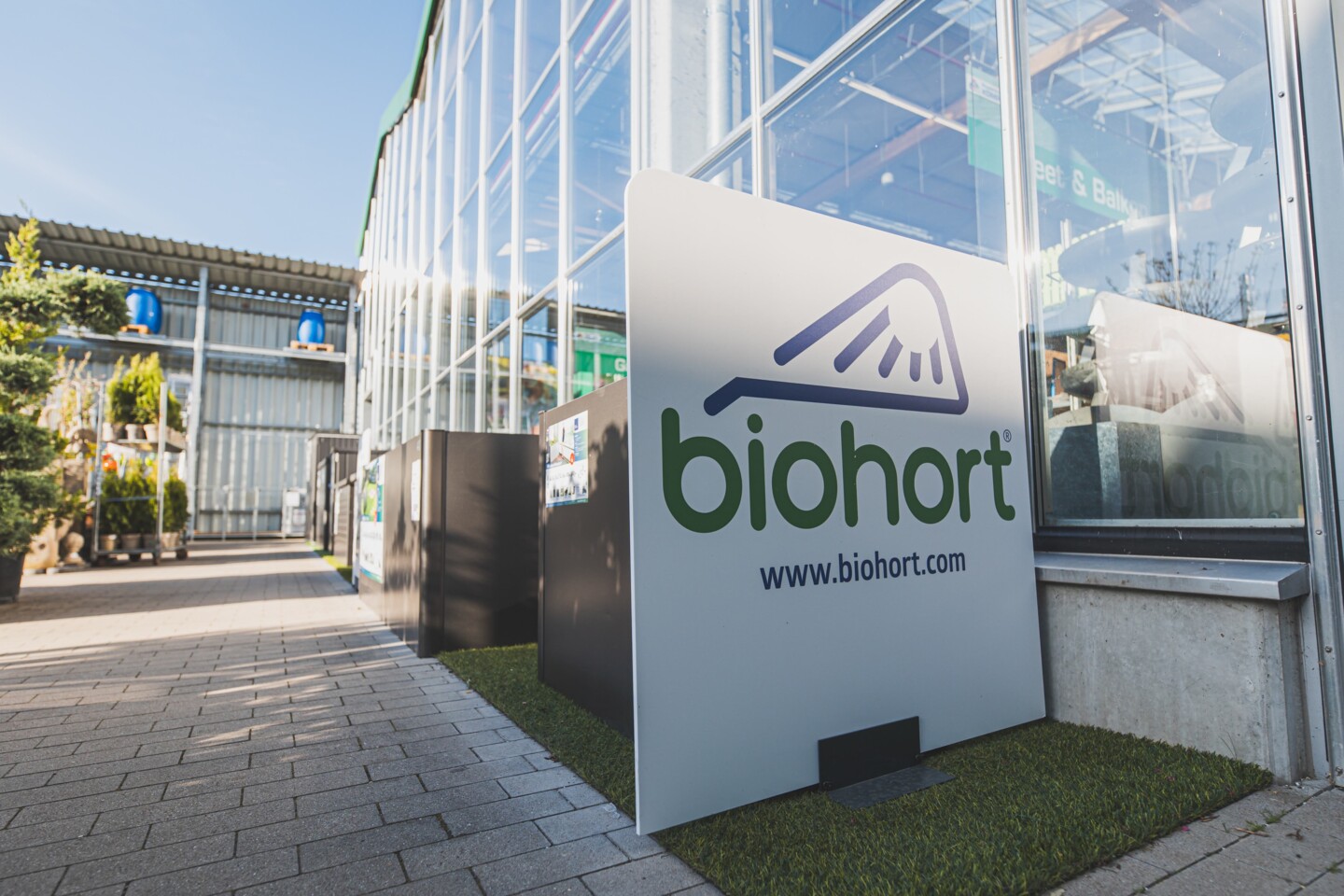 Biohort Ausstellung im KÖMPF Bauzentrum Calw