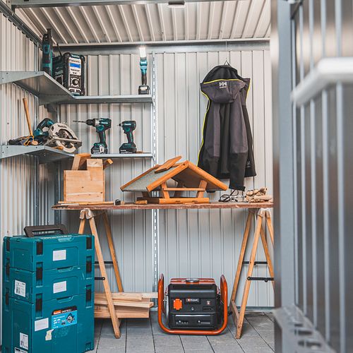 Werkstatt im Gartenhaus