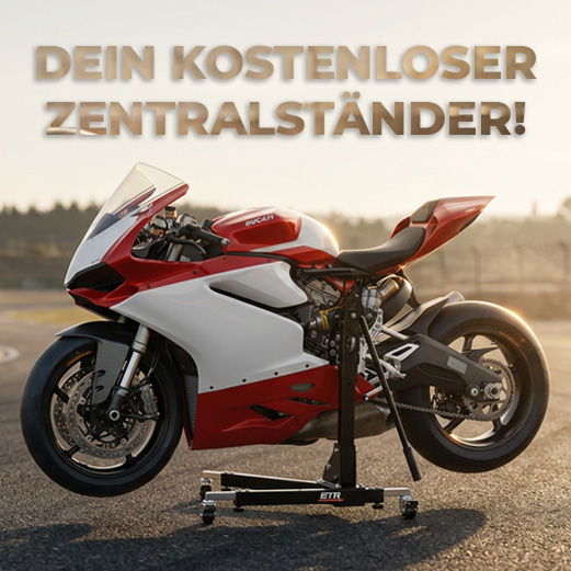So bekommst Du einen Zentralständer EVOLIFT® kostenlos!