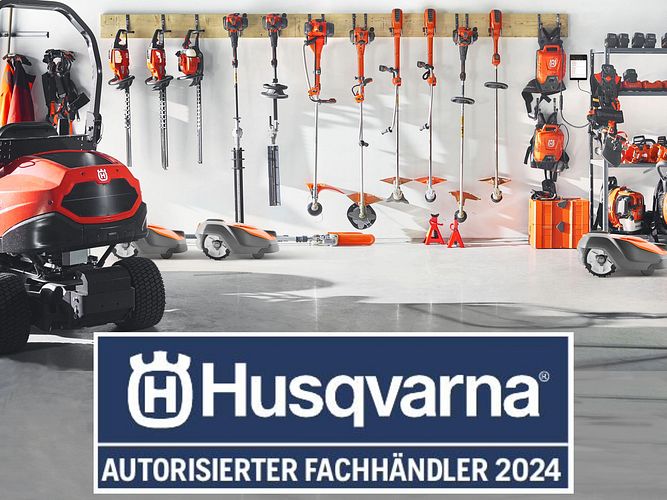 Wir sind autorisierter Husqvarna Fachhändler 2024