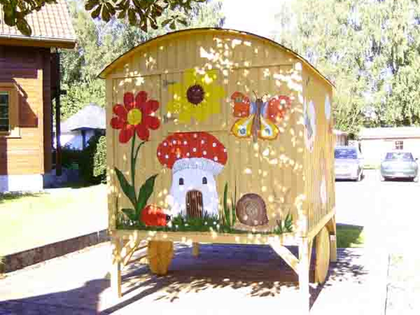 Wolff Finnhaus Schäferwagen Kinder-Bauwagen Paul