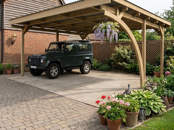 11 moderne Carport-Ideen