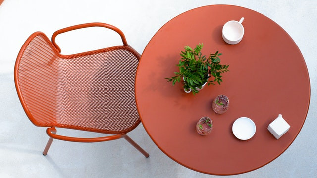 EMU Stapelsessel RONDA XS Stahl scharlachrot 