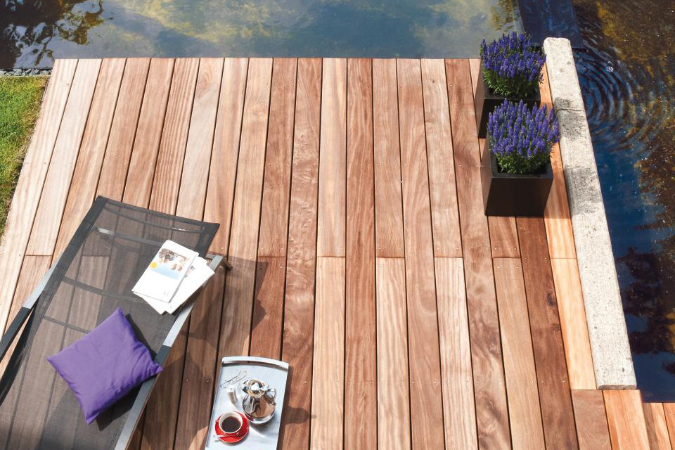 Terrassendielen aus Tali-Holz