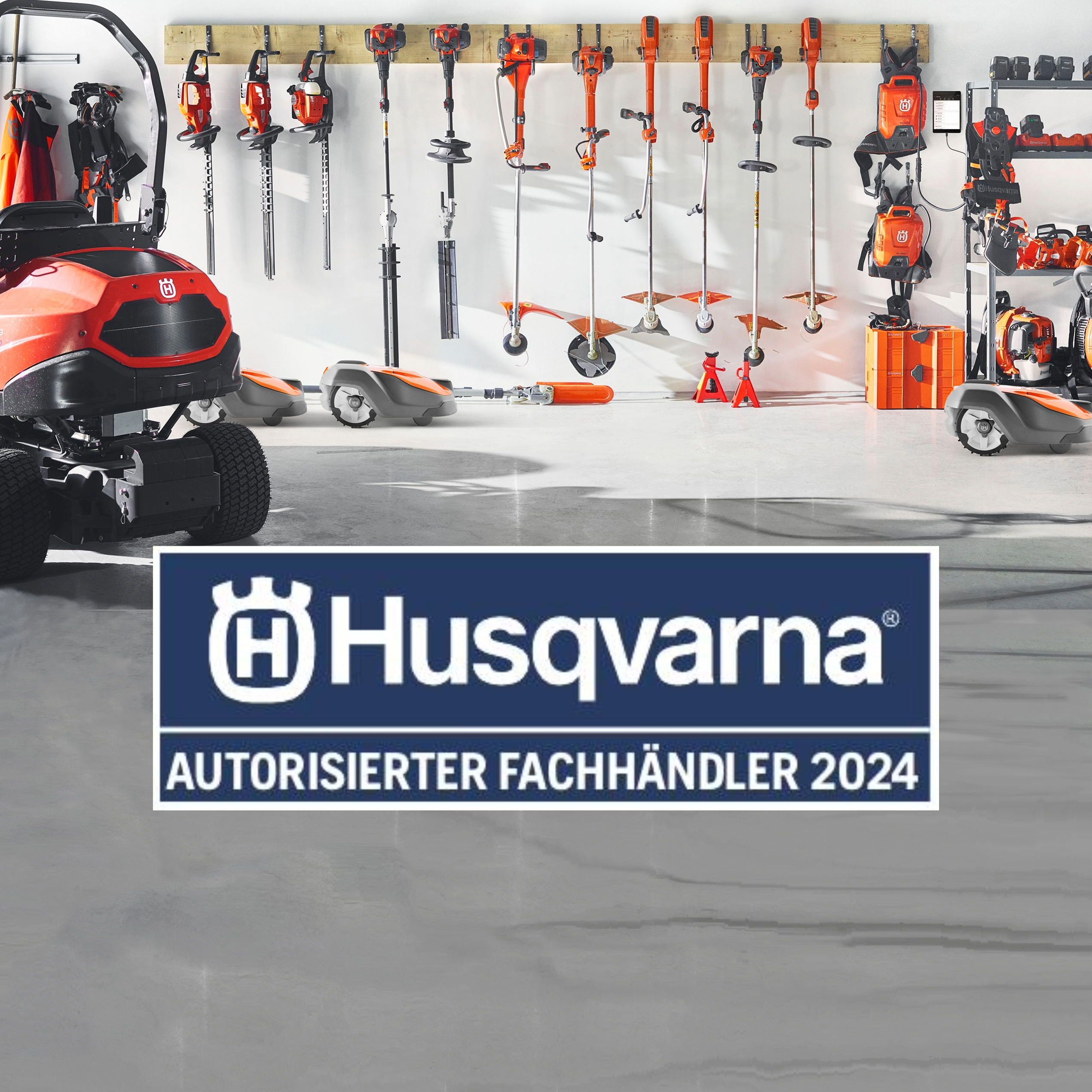 Wir sind autorisierter Husqvarna Fachhändler 2024