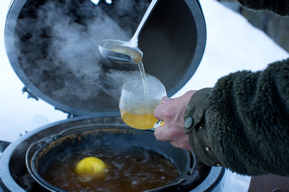 Glühwein aus dem Big Green Egg