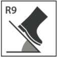 Rutschfestigkeit R9