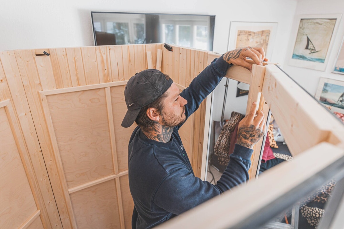 Abblendleisten Mit Abblendleisten werden die Übergänge der Wandelemente verschlossen