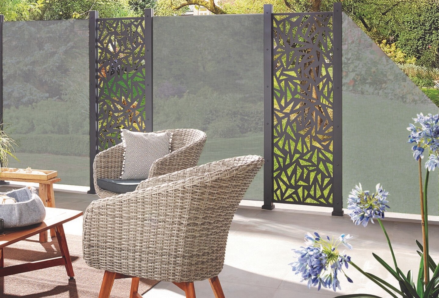 TraumGarten Serie Glas Texta