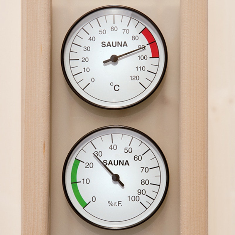 Thermometer und Hygrometer