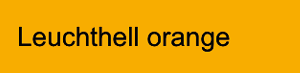 Leuchthell orange Leuchthell orange