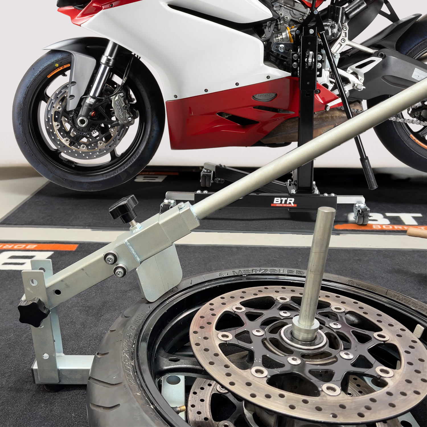 Motorradreifen selber wechseln