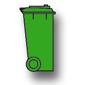 Abfallbehälter 240 Liter