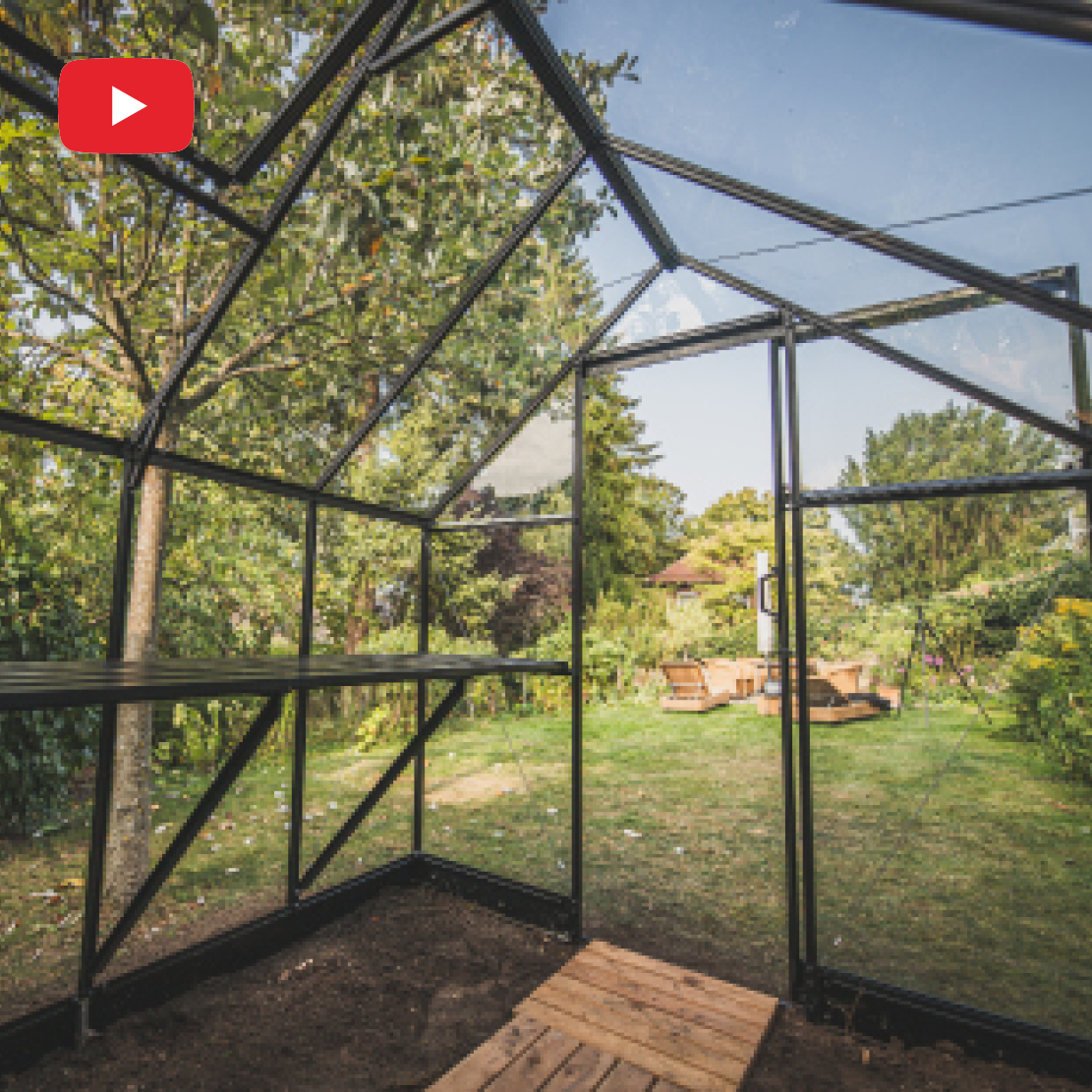 Aufbauanleitung: Mittelgroßes Gewächshaus