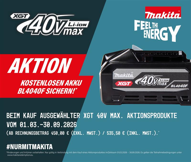 Produktfoto Makita Akku BL4040F XGT 40V