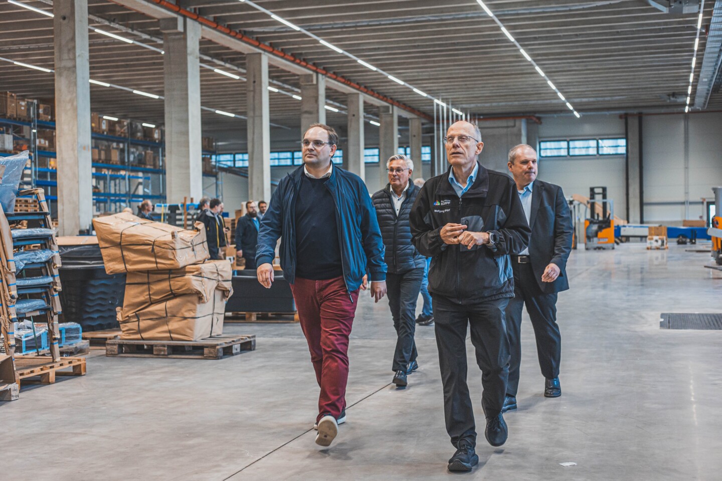 Bürgermeister von Calw und Göppingen besuchen unser neues Firmengelände