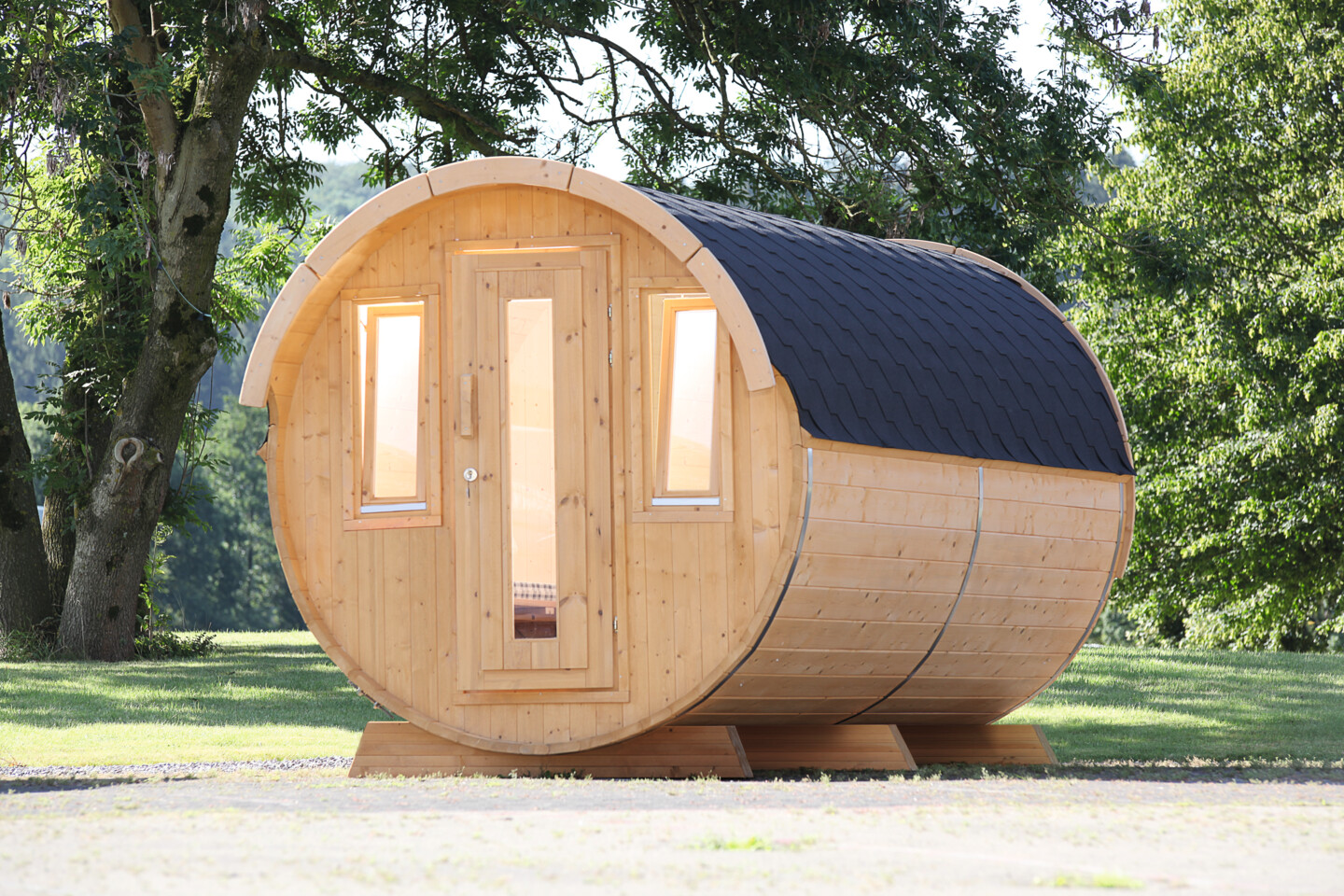 Fasssauna von Wolff Finnhaus