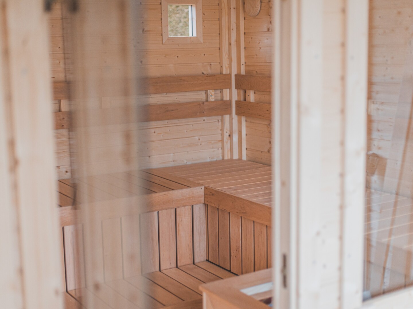 Entspannung auf der Saunaliege