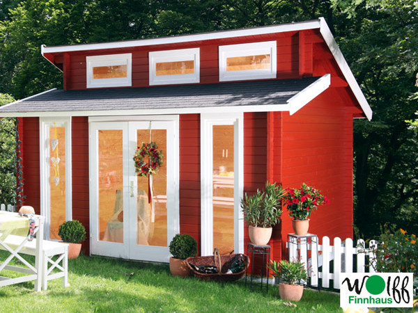 Wolff Finnhaus Blockbohlenhaus Langeoog