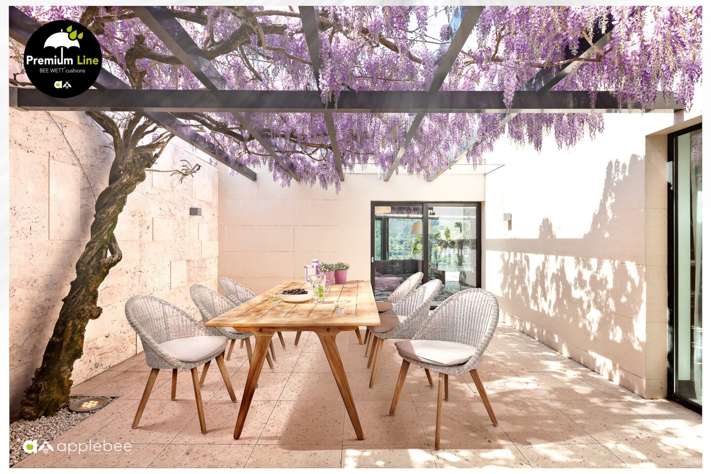 Apple Bee Dining-Stuhl Fleur