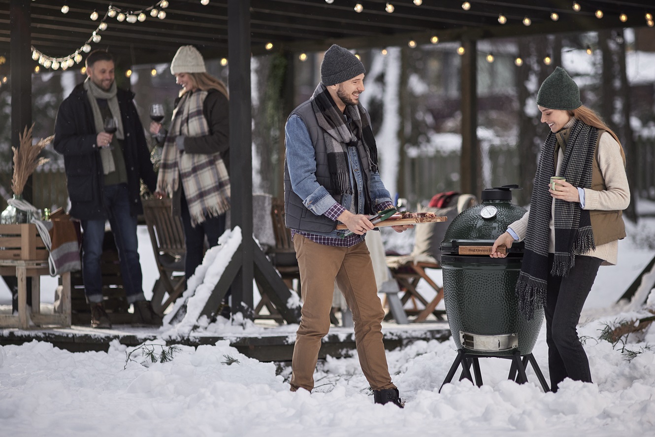 Wintergrillen mit dem Big Green Egg L