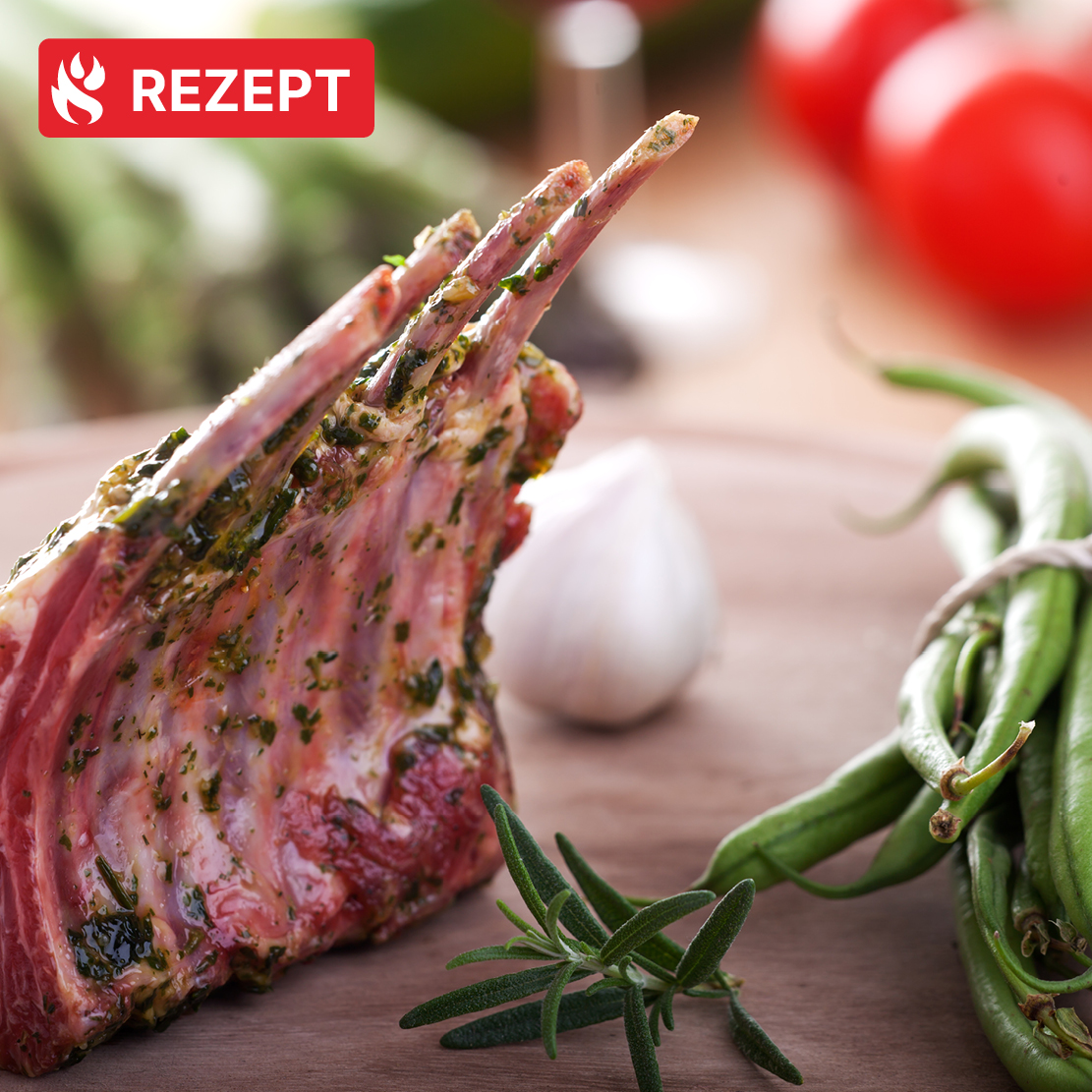 Spareribs aus edlen Lammkronen