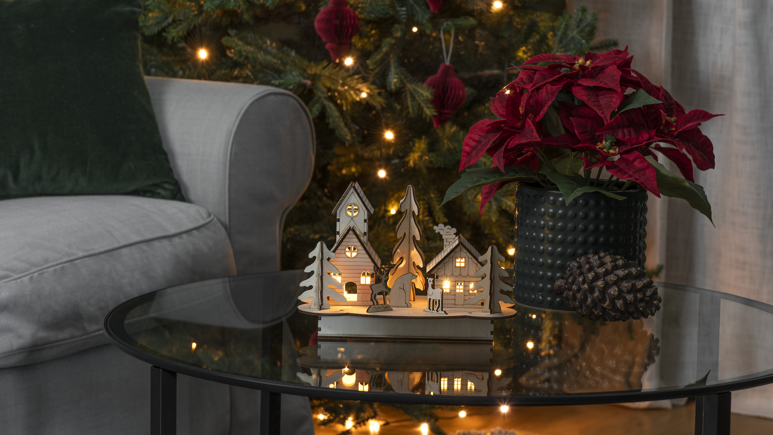 Weihnachtsdeko aus Holz