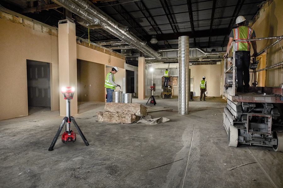 Milwaukee Beleuchtung für die Baustelle