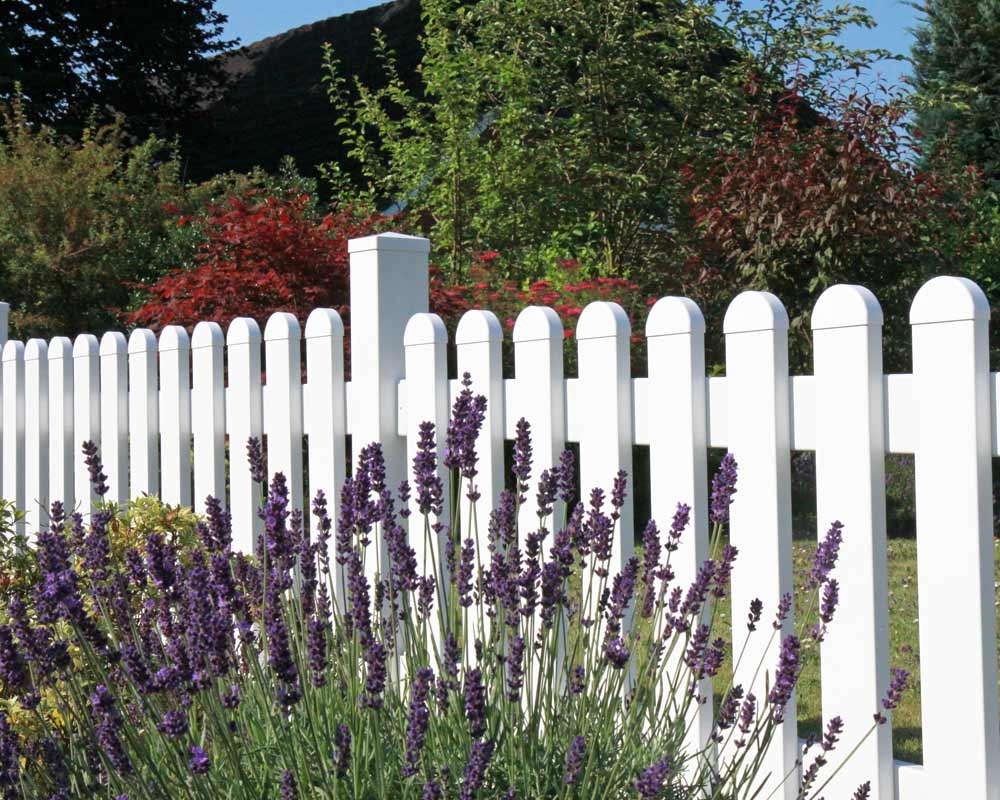 GroJa basicLine Vorgartenzaun aus Kunststoff