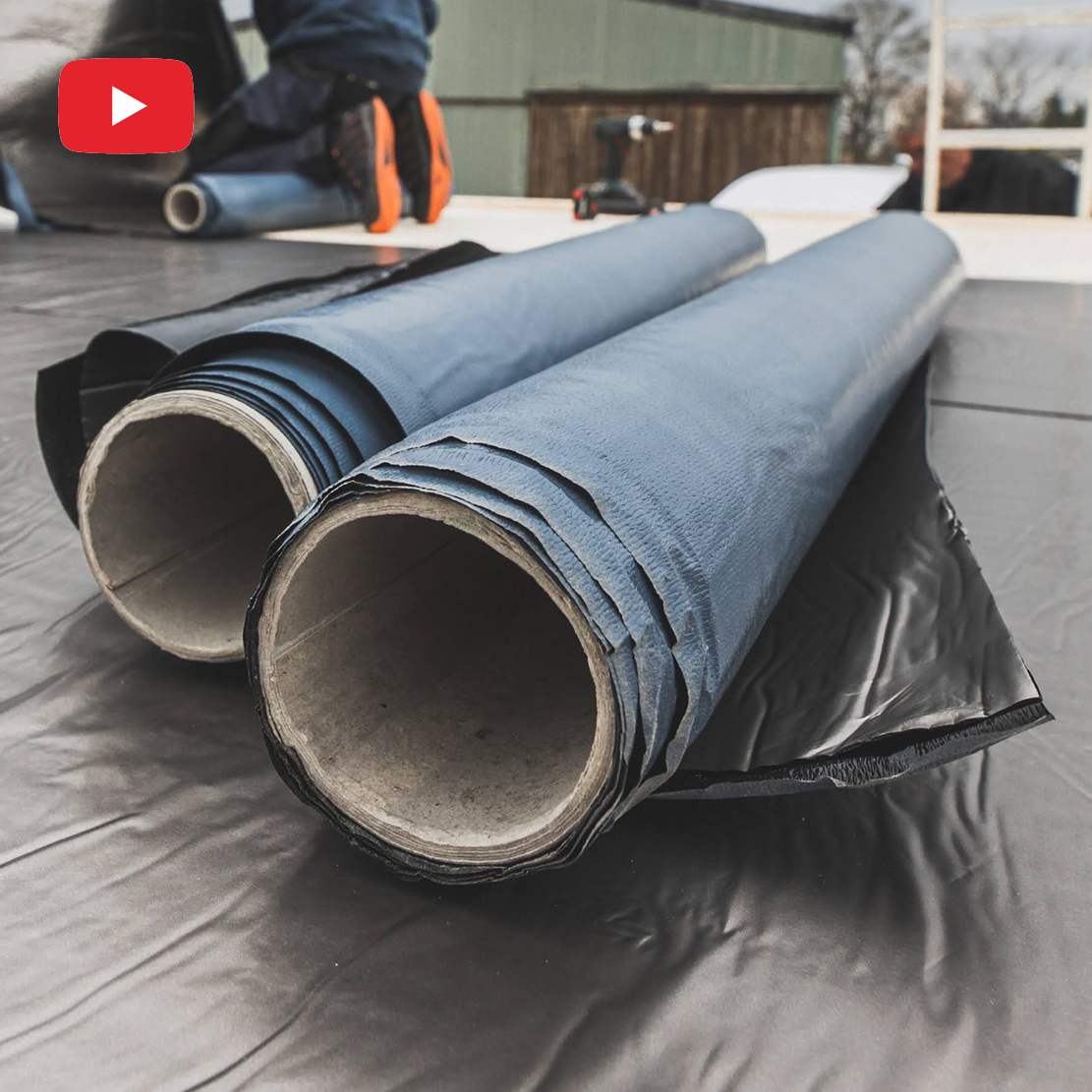 Gartenhaus mit EPDM Dachfolie