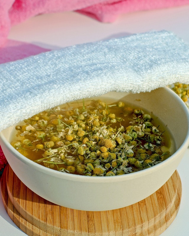 Dampfbad Dampfbad zum Beispiel bei Erkältungen