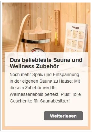 Zubehör Wellnessoase