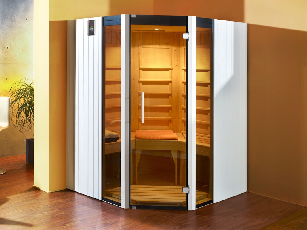 Weka Infrarotkabine Osby Eck Infrarotkabine in der Eckbauvariante