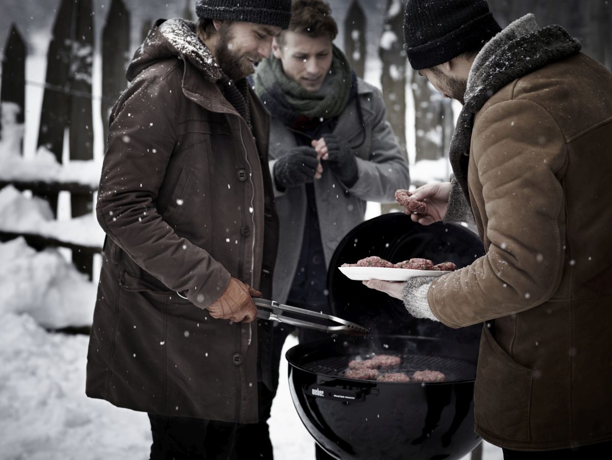 Wintergrillen-Burger